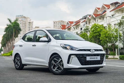 Thị trường ô tô Việt Nam ra mắt mẫu xe New Grand i10 mới của Huyndai