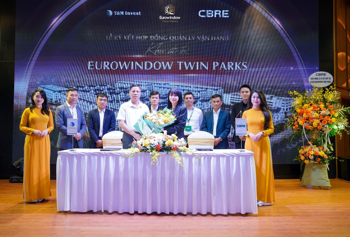 CBRE chính thức là đơn vị quản lý vận hành Khu đô thị Eurowindow Twin Parks