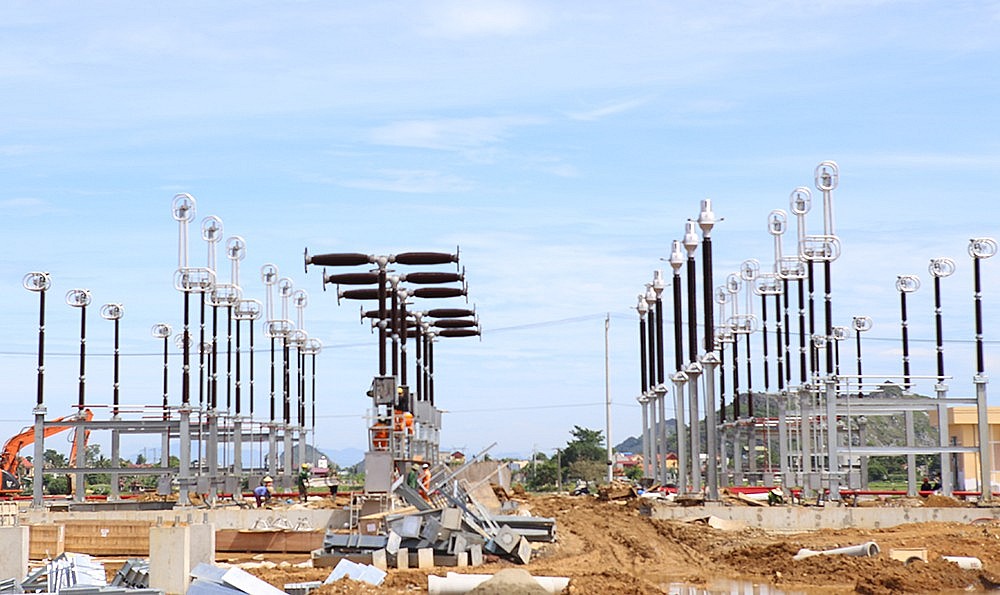 Bộ trưởng Nguyễn Hồng Diên thăm, kiểm tra tiến độ TBA 500kV Thanh Hoá