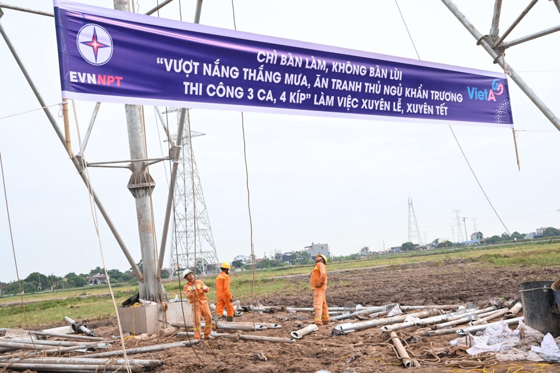 Bộ trưởng Bộ Công Thương kiểm tra tiến độ Đường dây 500 kV mạch 3 từ Thanh Hóa  Phố Nối