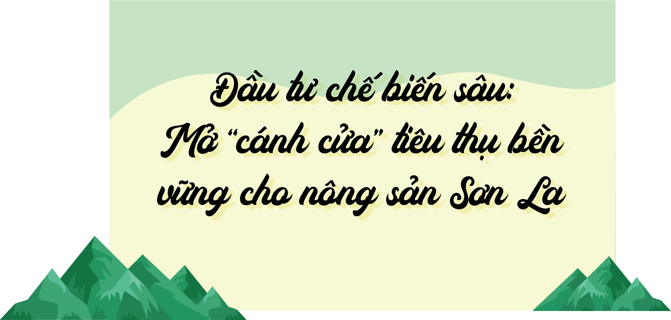 Longform | Đầu tư chế biến sâu: Mở “cánh cửa” tiêu thụ bền vững cho nông sản Sơn La