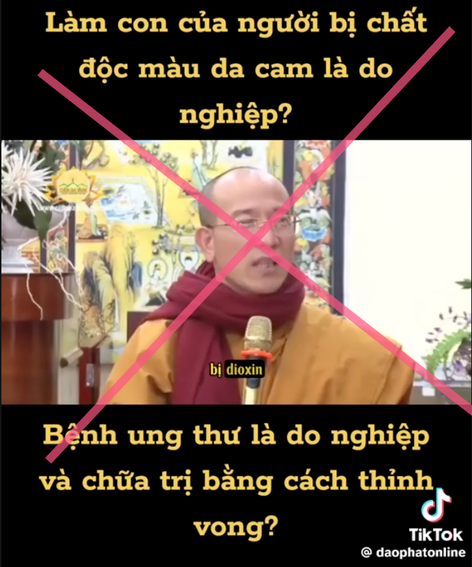 dai duc thich truc thai minh phai lam con cua ong bo nhiem chat doc da cam dioxin la do ac nghiep
