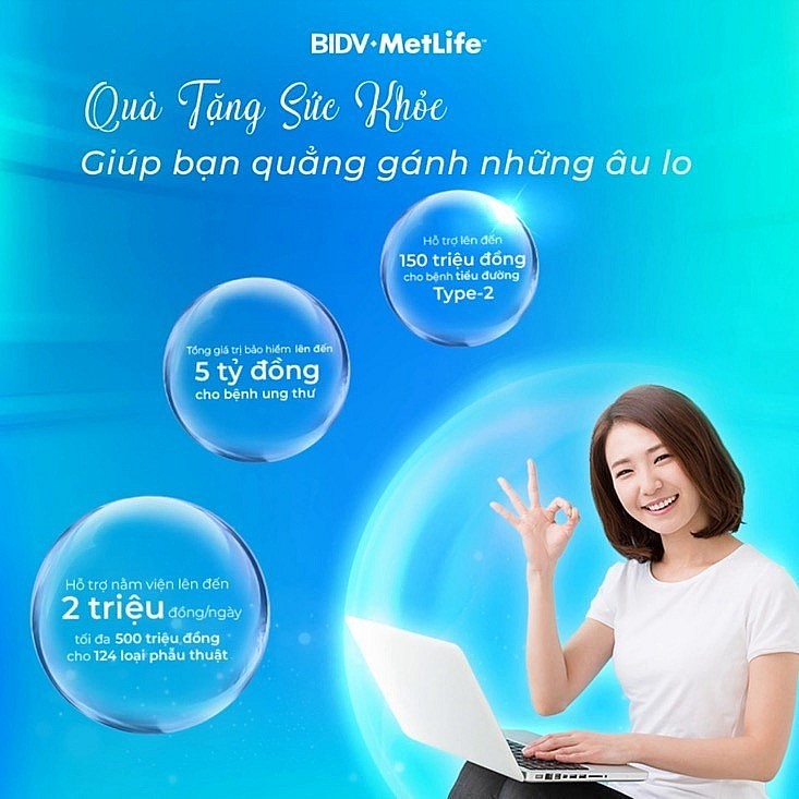 Quà tặng Sức khoẻ của BIDV MetLife đồng hành cùng khách hàng xây dựng “một đời đáng sống”