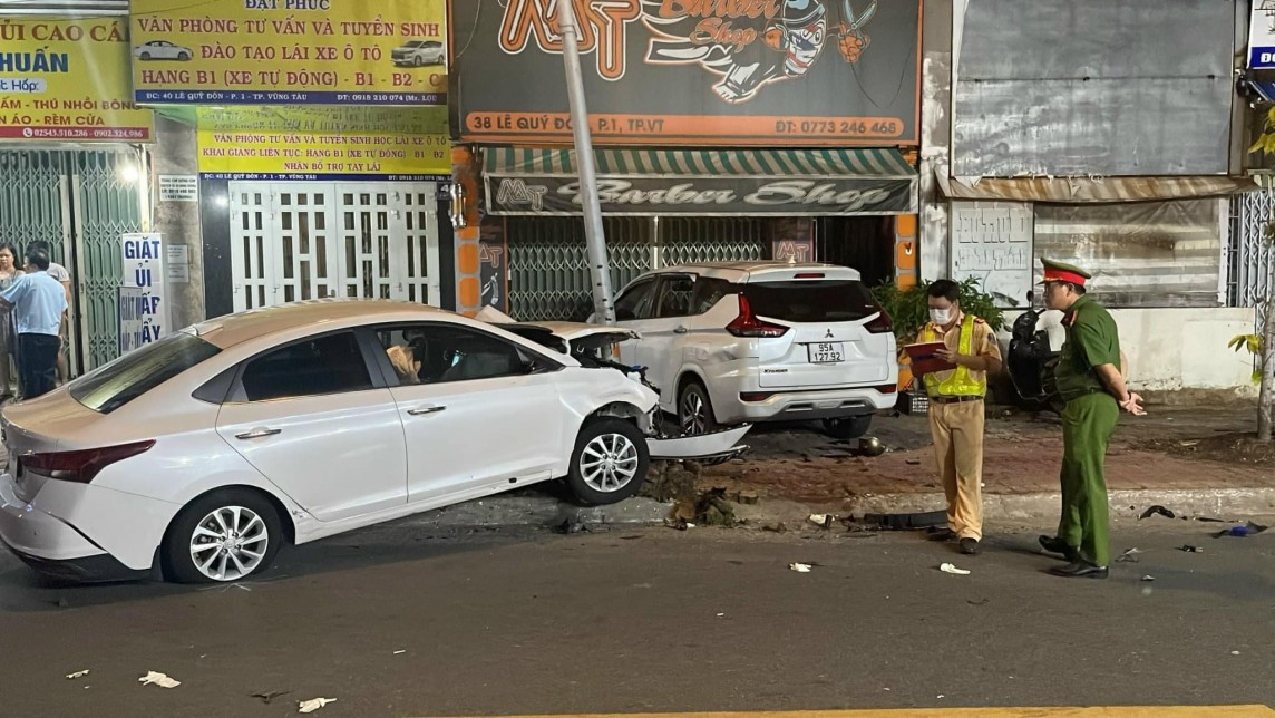 Nữ tài xế gây tai nạn liên hoàn ở Vũng Tàu có nồng độ cồn kịch khung