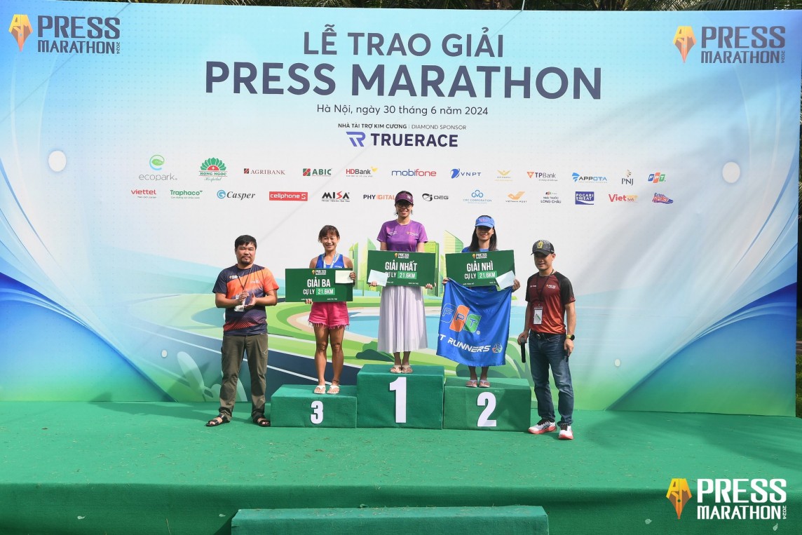 500 nhà báo chinh phục giải chạy Press Marathon 2024