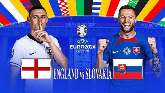 Thông số, tỷ lệ Anh và Slovakia (23h00 ngày 30/6), vòng 1/8 EURO 2024