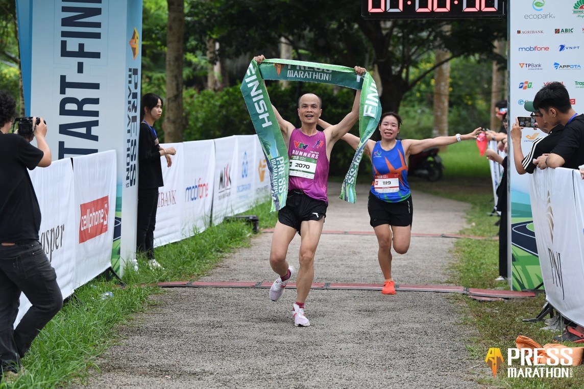 500 nhà báo chinh phục giải chạy Press Marathon 2024