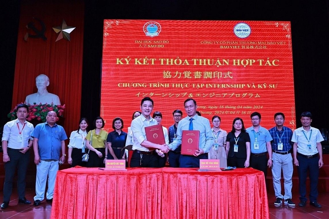 Trường Đại học Sao Đỏ: Tăng cường hợp tác với doanh nghiệp, nâng cao chất lượng nguồn nhân lực Trường Đại học Sao Đỏ: Tăng cường hợp tác với doanh nghiệp, nâng cao chất lượng nguồn nhân lực