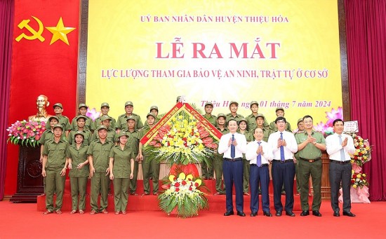 Thanh Hóa: Thành lập 4.351 Tổ bảo vệ an ninh, trật tự và triển khai Luật Căn cước