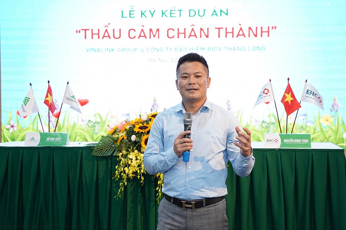 Vinalink Group ký kết dự án “Thấu cảm chân thành” với BIC Thăng Long