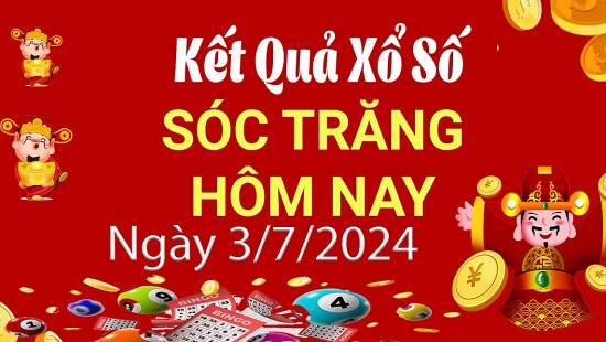 XSST 3/7, Xem kết quả xổ số Sóc Trăng hôm nay 3/7/2024, xổ số Sóc Trăng ngày 3 tháng 7