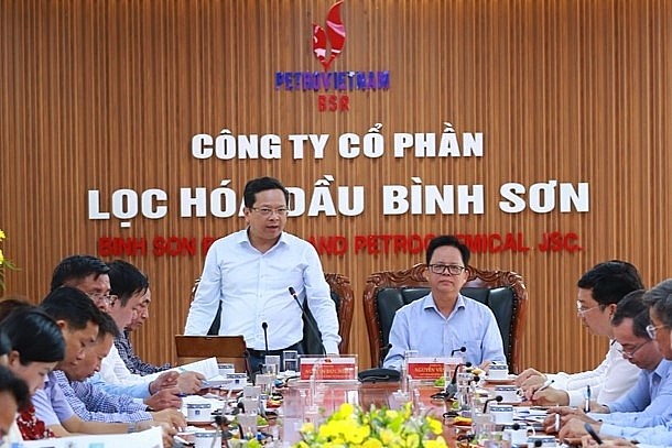 Ông Nguyễn Đức Hiển - Phó Trưởng Ban Kinh tế Trung ương kết luận buổi làm việc với BSR