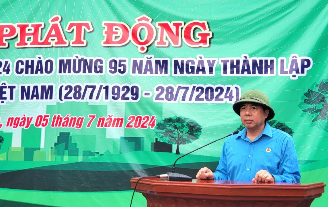 Lai Châu: Phát động trồng rừng năm 2024 chào mừng 95 năm ngày thành lập Công đoàn Việt Nam