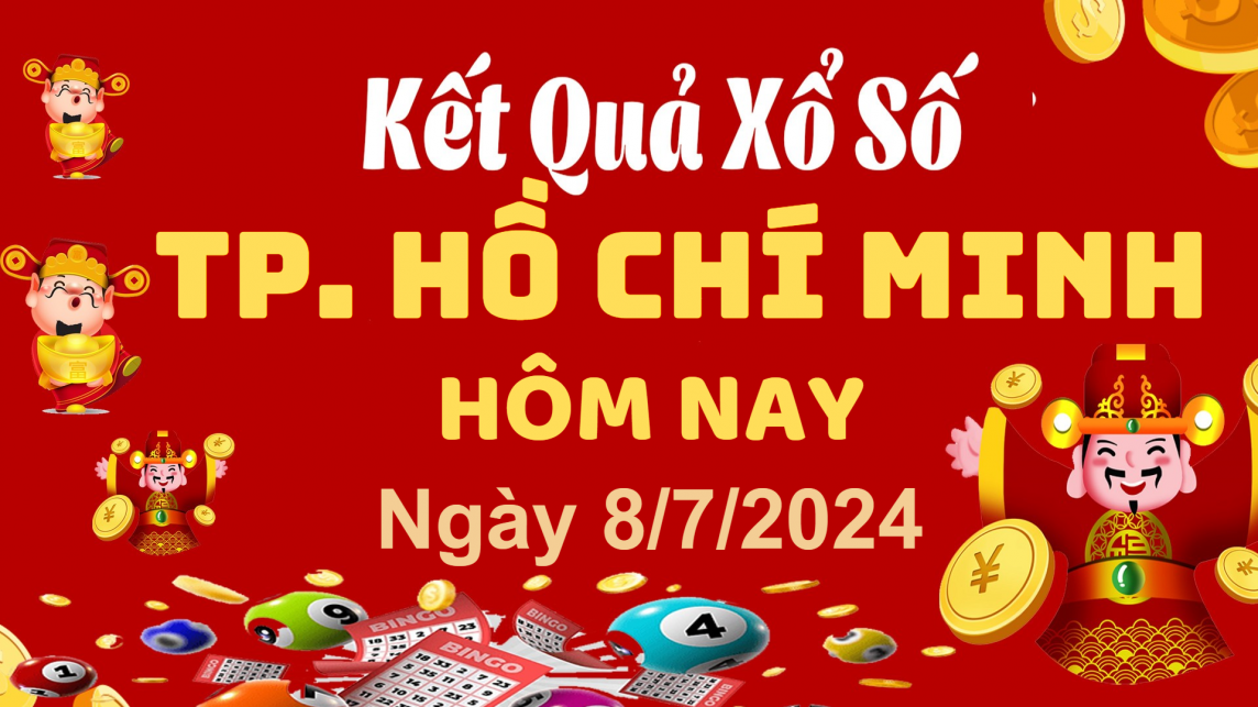 XSHCM 8/7, Xem kết quả xổ số TP.HCM hôm nay 8/7/2024, xổ số TP.HCM ngày 8 tháng 7