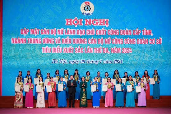 bieu duong 95 can bo nu cong tieu bieu lan thu 3 nam 2024