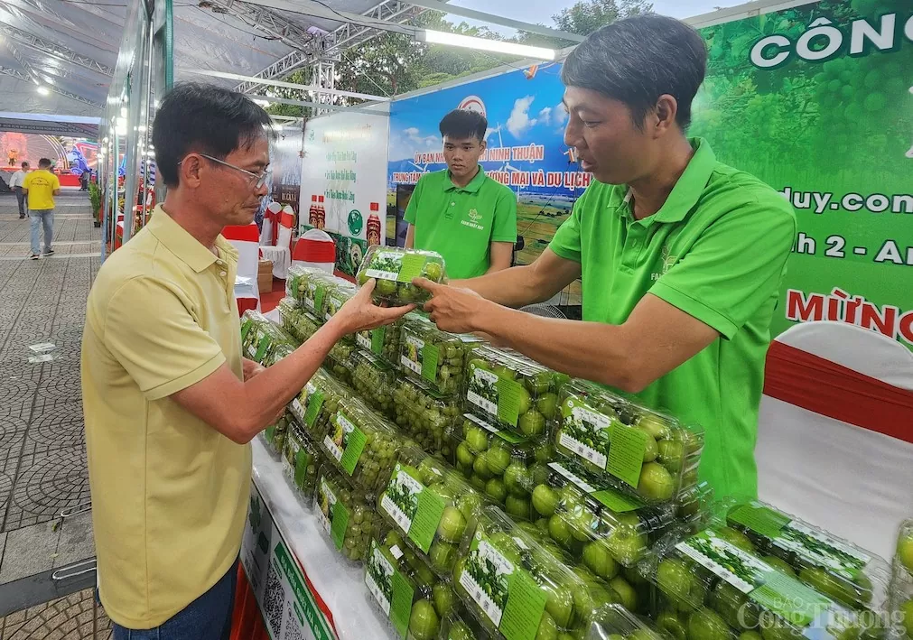 Đà Nẵng: Người dân, du khách hào hứng trải nghiệm văn hóa, sản phẩm đặc trưng Ninh Thuận