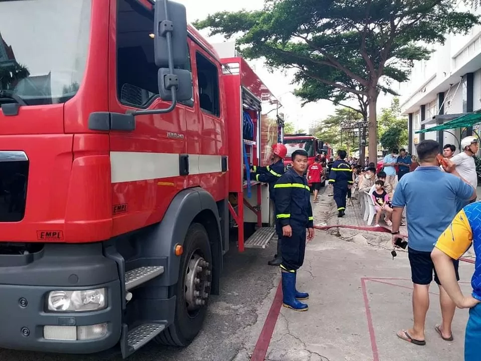 TP. Vũng Tàu: Cháy căn hộ tầng 14 chung cư Bình An, nghi nổ bình gas