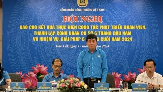 Phát triển đoàn viên công đoàn là nhiệm vụ trọng tâm năm 2024 của Công đoàn Công Thương Việt Nam