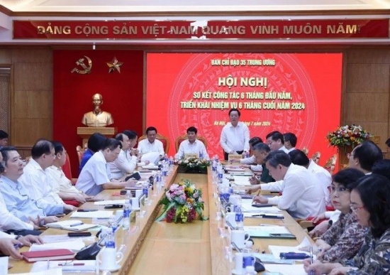 ban chi dao 35 to chuc hoi nghi so ket 6 thang dau nam trien khai nhiem vu 6 thang cuoi nam