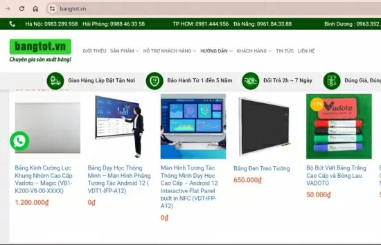 Hưng Yên: Xử phạt Công ty Vadoto bán hàng không thông báo website thương mại điện tử theo quy định