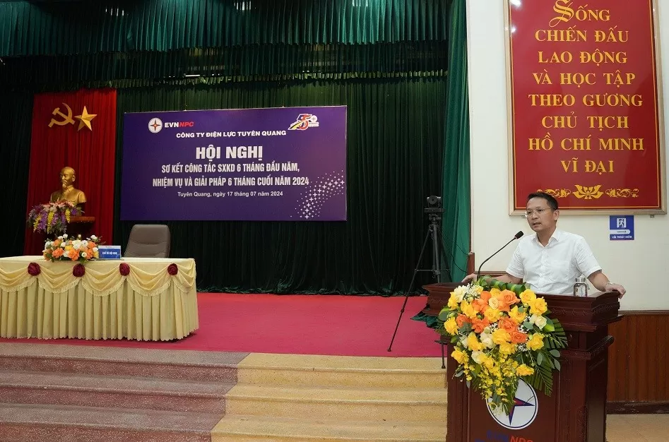 Tuyên Quang: Điện thương phẩm 6 tháng năm 2024 tăng 1,9%