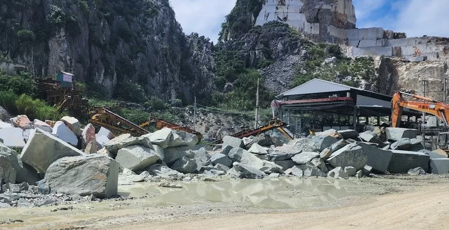 'Ông lớn' nào trúng đấu giá quyền khai thác mỏ đá ở thị trấn Yên Lâm, tỉnh Thanh Hóa?