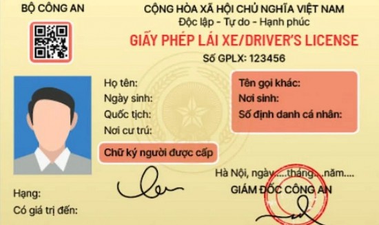 giay phep lai xe