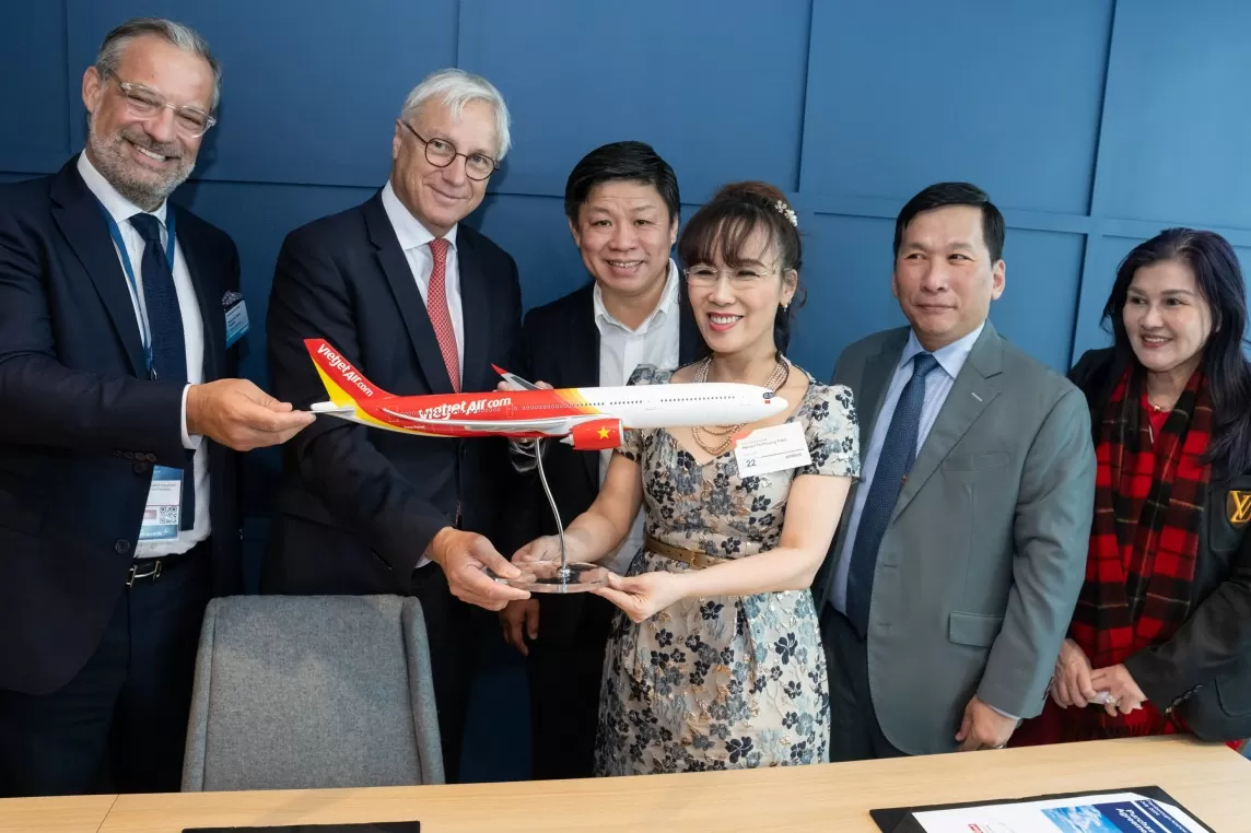 Vietjet và Airbus vừa ký kết hợp đồng trị giá 7,4 tỷ USD