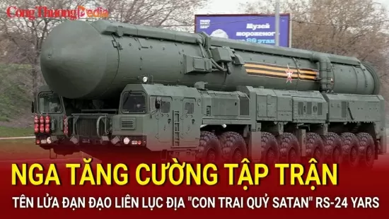 Nga tăng cường tập trận tên lửa đạn đạo liên lục địa 