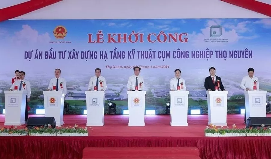 Tiến độ đầu tư xây dựng hạ tầng kỹ thuật cụm công nghiệp của tỉnh Thanh Hóa đến nay ra sao?