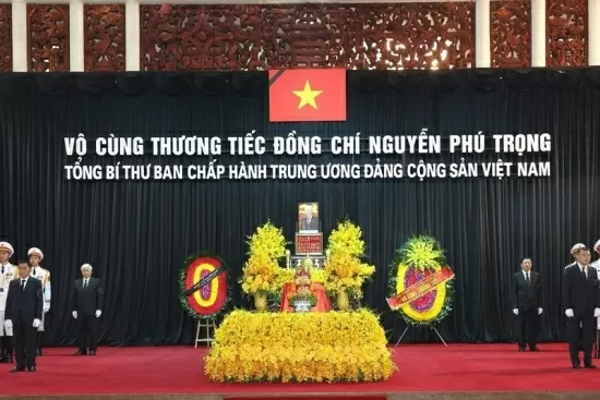 Cử hành trọng thể Lễ Quốc tang Tổng Bí thư Nguyễn Phú Trọng