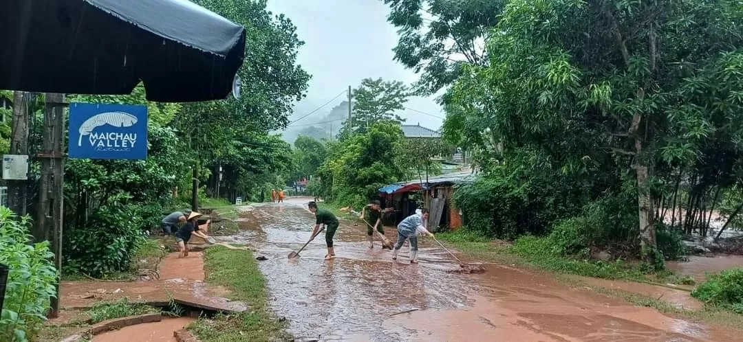 Hòa Bình: Tập trung khắc phục hậu quả sau mưa lũ, ổn định đời sống nhân dân