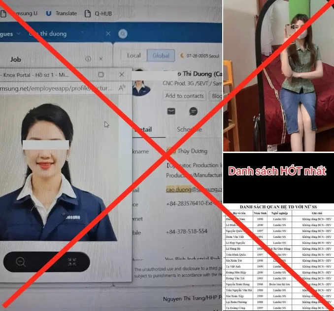 Thái Nguyên: Hé lộ người phát tán thông tin 'nhân viên Samsung lây HIV cho nhiều người'