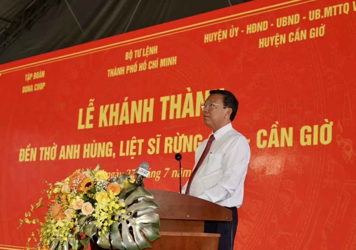 TP. Hồ Chí Minh: Khánh thành Đền thờ Anh hùng liệt sĩ Rừng Sác - Cần Giờ