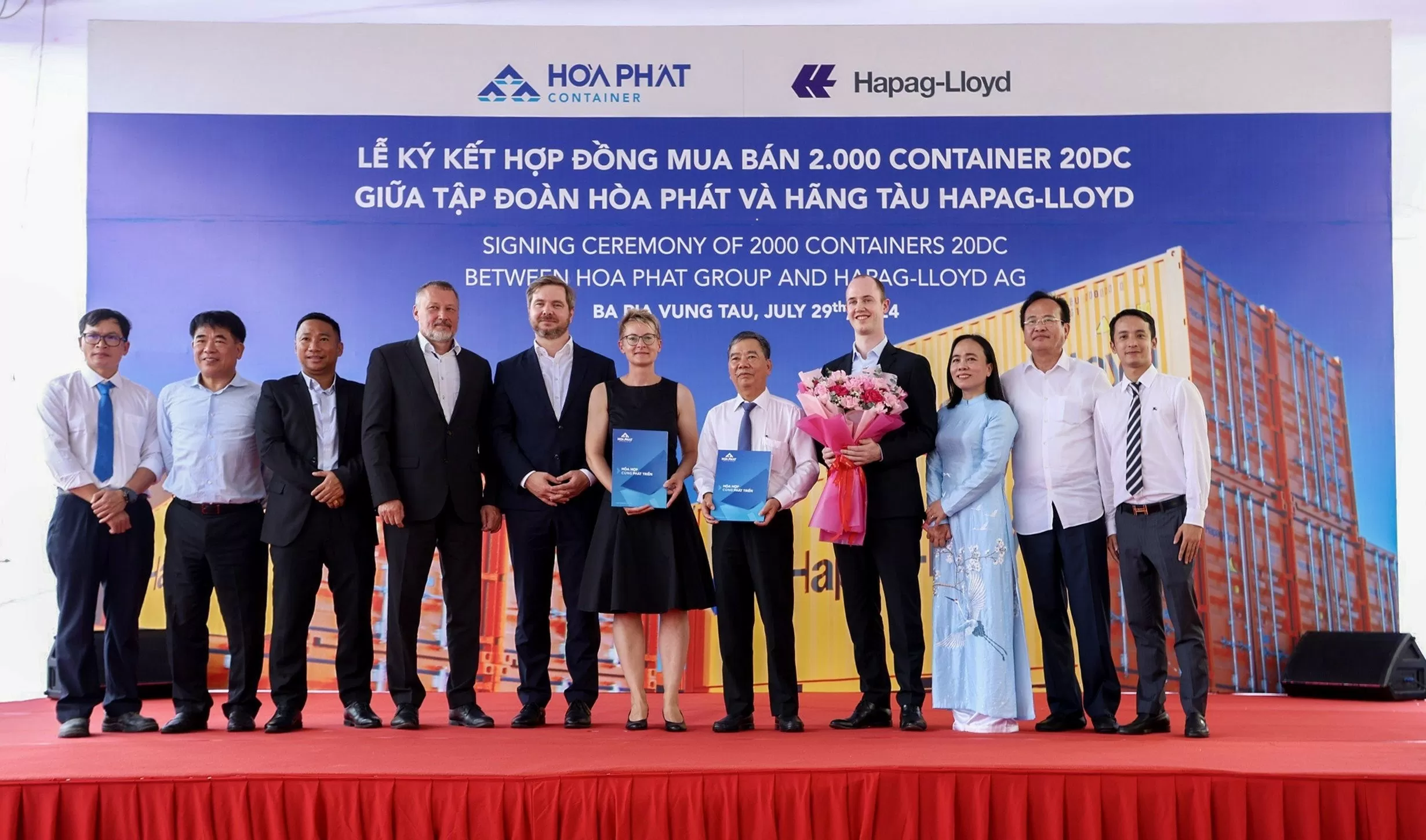 Hòa Phát cung cấp container ‘Made in Vietnam’ cho hãng tàu Đức