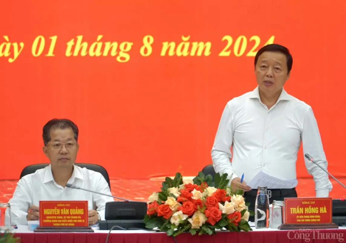 Phó Thủ tướng Chính phủ Trần Hồng Hà cho biết sẽ sớm tháo gỡ khó khăn về thể chế, khơi thông nguồn lực đất đai