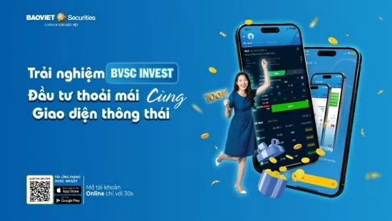 Chứng khoán Bảo Việt chính thức ra mắt BVSC Invest - nền tảng đầu tư chứng khoán thế hệ mới