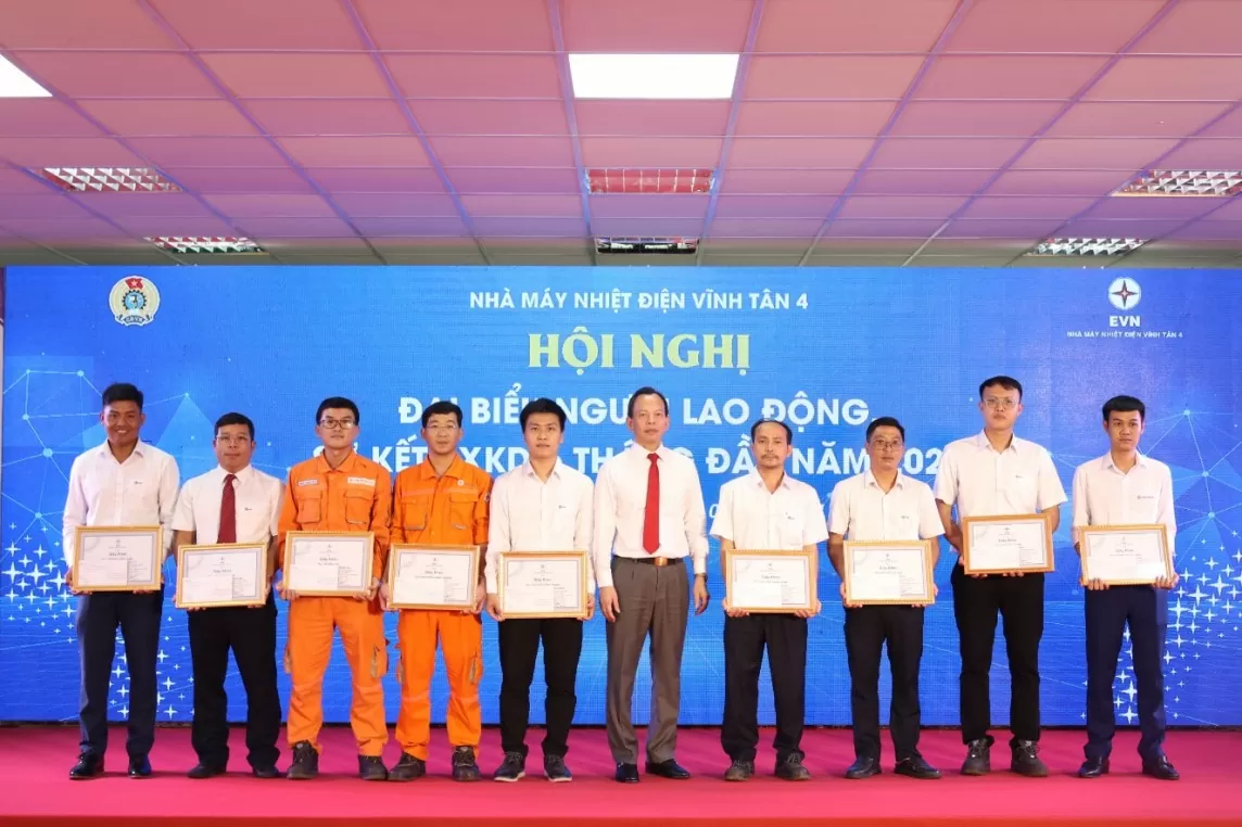 Nhà máy Nhiệt điện Vĩnh Tân 4 tổ chức Hội nghị người lao động và sơ kết 6 tháng đầu năm 2024