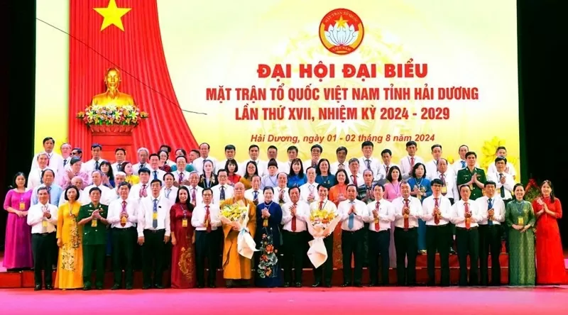 Ủy ban MTTQ tỉnh Hải Dương khóa mới ra mắt Đại hội