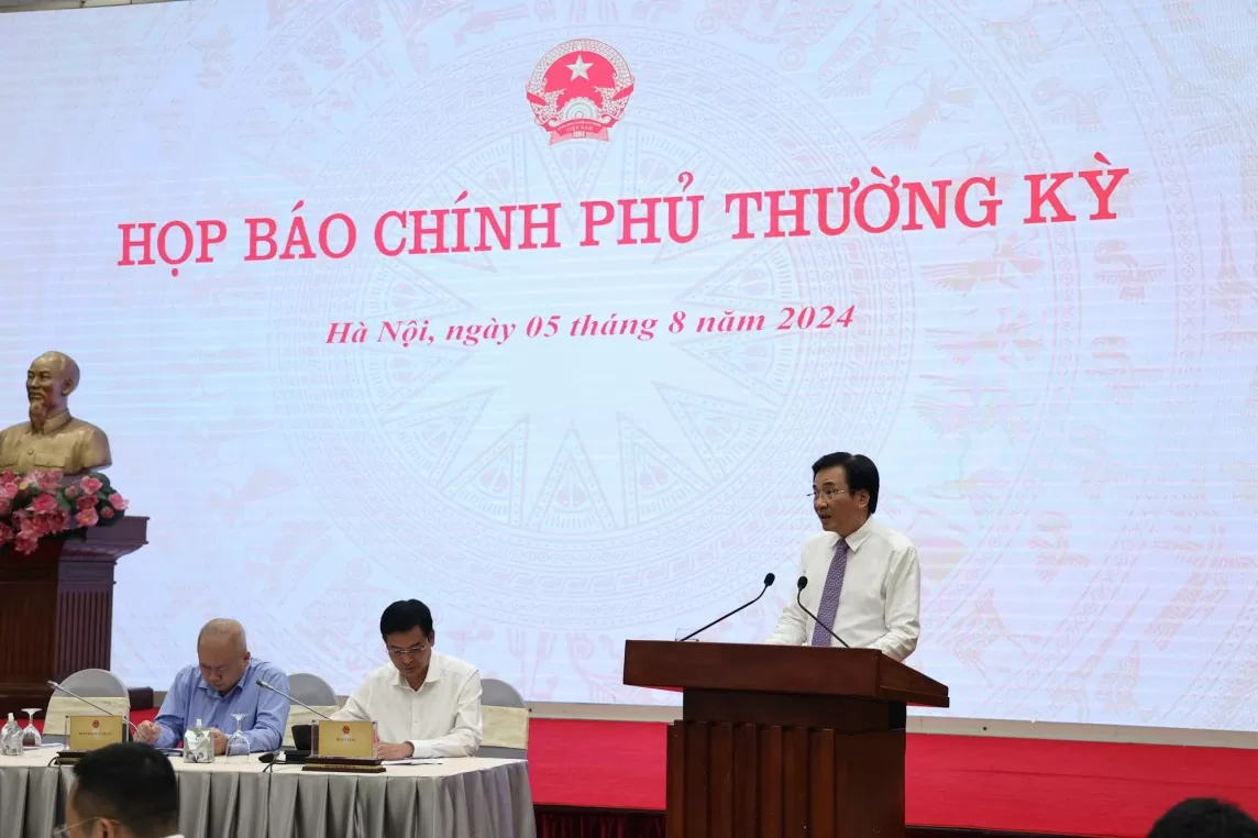 Họp báo Chính phủ thường kỳ tháng 7: Lạm phát được kiểm soát, xuất siêu hơn 14 tỷ USD