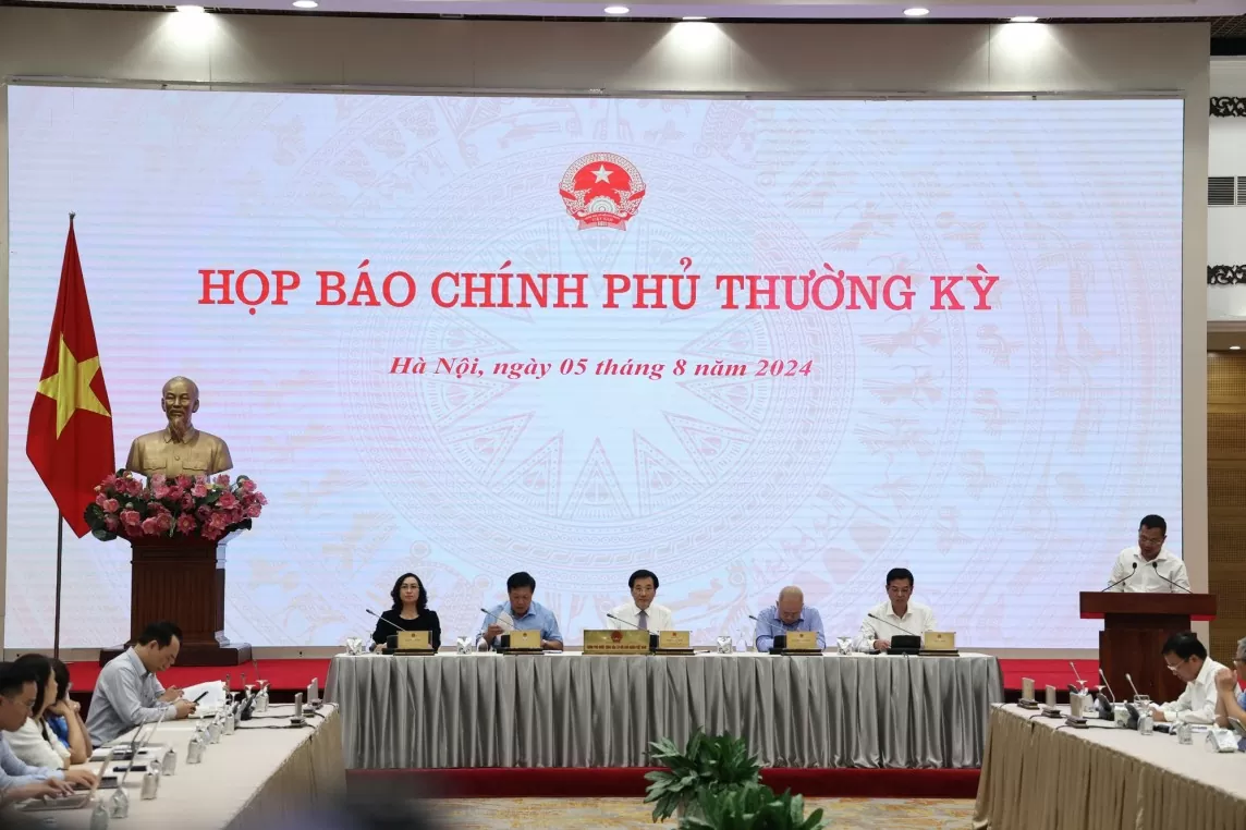 Họp báo Chính phủ thường kỳ tháng 7: Lạm phát được kiểm soát, xuất siêu hơn 14 tỷ USD