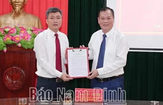 Nam Định có tân Trưởng ban Dân vận Tỉnh uỷ