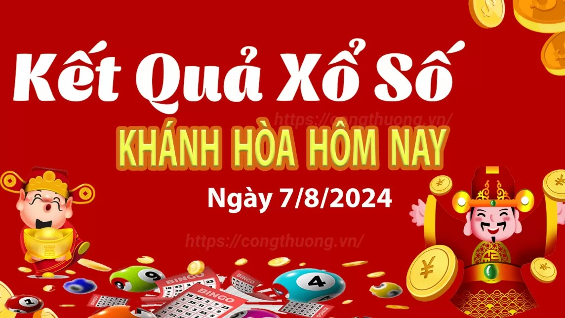 XSKH 7/8, kết quả xổ số Khánh Hòa hôm nay 7/8/2024, xổ số Khánh Hòa ngày 7 tháng 8