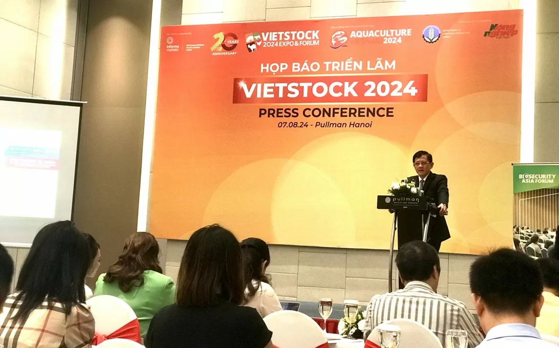 Triển lãm Vietstock 2024: Hơn 400 doanh nghiệp giao thương, phát triển thị trường sản phẩm chăn nuôi