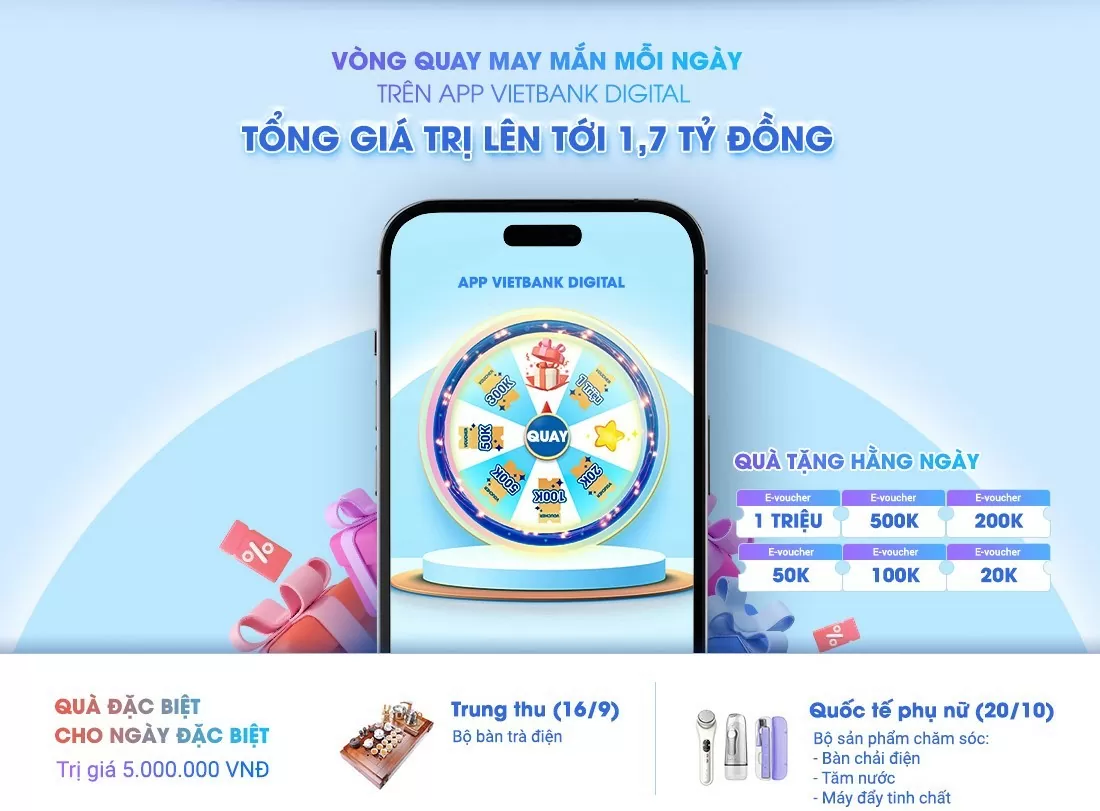 Vietbank ra mắt chương trình khuyến mãi 