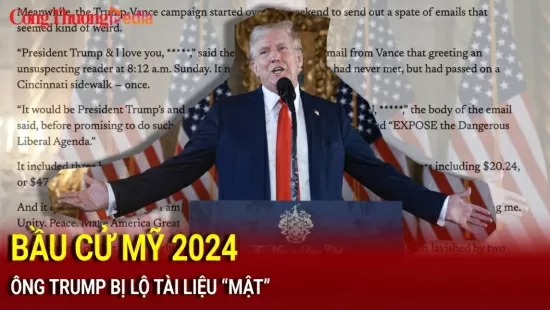 Bầu cử Mỹ 2024: Ông Donald Trump bị lộ tài liệu 