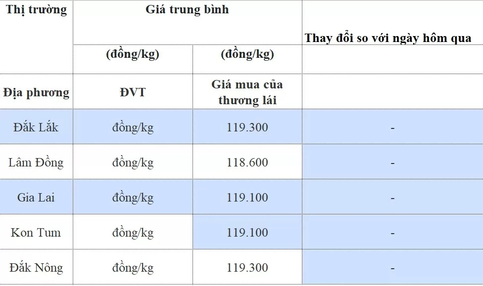 Dự báo giá cà phê ngày 13/8/2024: