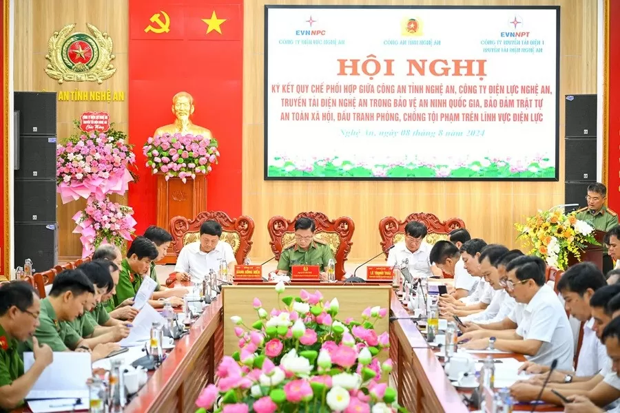 Nghệ An: Phối hợp bảo vệ an ninh Quốc gia, đảm bảo trật tự an toàn xã hội trong ngành điện lực