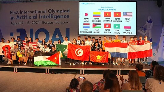 viet nam xep thu 6 tai olympic tri tue nhan tao quoc te