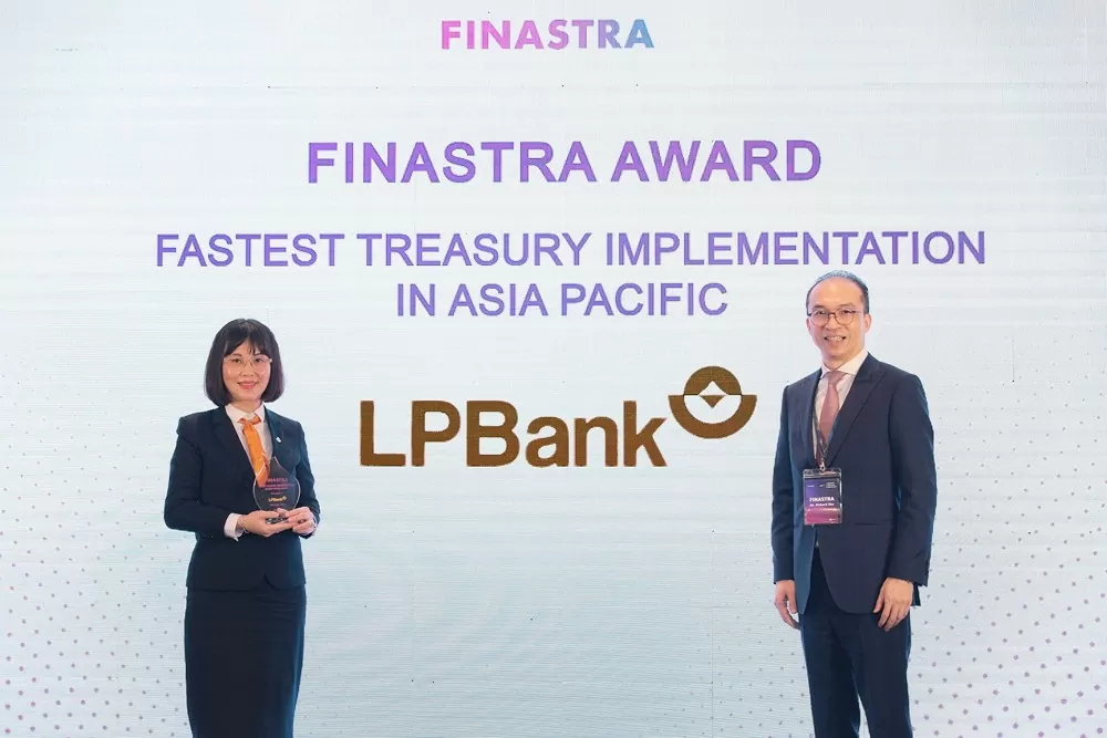 LPBank được vinh danh ngân hàng “Triển khai hệ thống Kondor Treasury nhanh nhất châu Á - Thái Bình Dương”